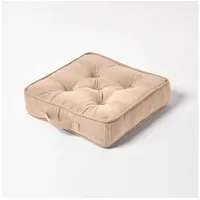 Homescapes Sitzkissen Rajput beige 40/40/8 cm