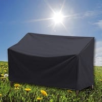 KANOSON Gartenbank Abdckung 2 Sitzer, Wasserdicht Winddicht UV-Beständiges Bankabdeckung