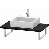Duravit Konsole L-Cube Stärke 3cm, Ei sw, f Aufsatzbecken,