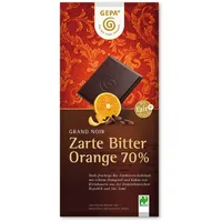 Gepa Grand Noir Zarte Bitter Orange Schokolade 100 g