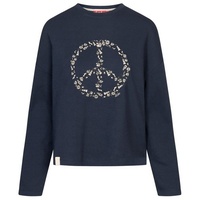 DERBE Peace Sweatshirt Blau M