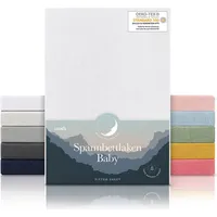 Laleni Spannbettlaken Baby - Oeko-TEX zertifiziertes 70x140 Bettlaken fr