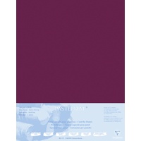 Clairefontaine Papier für Pastellmalerei, 5 Bogen 50x70cm weinrot