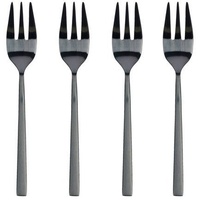 Bitz Kuchengabel, Dessertgabel aus Rostfreiem Edelstahl, Länge 14,4 cm,