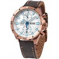 Vostok Europe Herren Uhr mit Leder Armband 6S11-320B676
