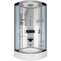 AcquaVapore Dampfdusche Duschtempel Sauna Dusche Duschkabine D46-60T3-EC 100x100 cm