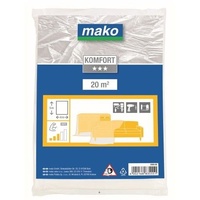 Mako Malerplane Malerfolie Abdeckfolie Allzweckplane mittelstark 4x12,5m