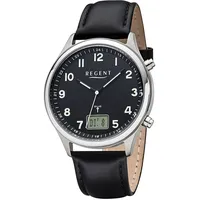 REGENT Herren Uhr FR-278 Analog-Digital Armbanduhr schwarz D2URBA447 -
