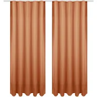 Bestgoodies Dekoschal Ellen Universalband 140x245 cm Hellbraun, blickdichter Vorhang