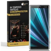 PROTECTORKING 3x 9H Hartglas für Sony Xperia XZ3 FULL