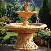 Casa Padrino Jugendstil Springbrunnen Beige Ø 155 x H.