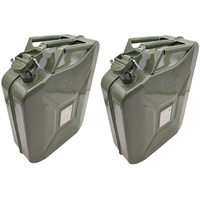 Buri - 2x Benzinkanister 20L aus Metall un Zulassung