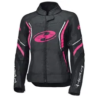 Held Baxley Top wasserdichte Damen Motorrad Textiljacke, schwarz-pink, Größe
