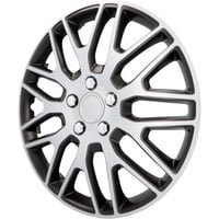 CARTREND Radzierblende Branch 38 cm (15 Zoll) silber schwarz