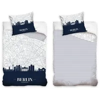 MTOnlinehandel Berlin Bettwäsche Bettbezug 135x200 80x80 Baumwolle · Souvenir