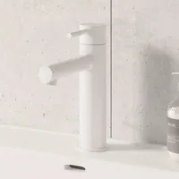 Herzbach Siro L-Size Waschtischarmatur Weiß Matt