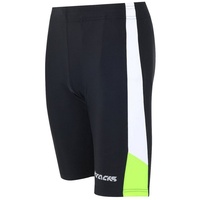 Airtracks Herren Laufhose Kurz Schwarz Neon SCHWARZ S