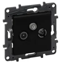 Legrand Steckdose TV-R-SAT schwarz 1,5 dB Niloe Step