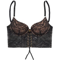 JETTE Push-up-BH Damen schwarz Gr.85D