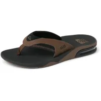 REEF Fanning Flipflop, schwarz/Hellbraun, 42