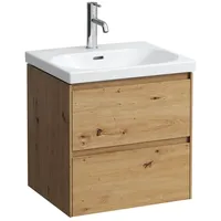 Laufen Lani Waschtischunterschrank H4035221122671 53,4x51,5x44,2cm, 2 Schubladen, Wildeiche