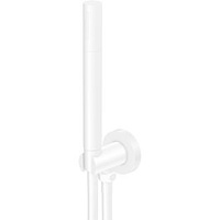 Steinberg Serie 100 Handbrausegarnitur mit integriertem Brauseanschlussbogen, Stabhandbrause, 1001670W