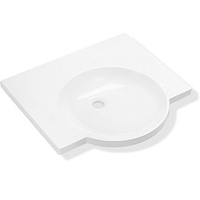 Hewi Mineralguss-Waschtisch 950.11.120 60 x 55 cm, ohne Hahnloch