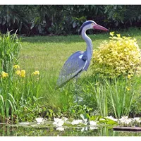 Garden Pleasure Fischreiher, Dekovogel aus Kunststoff,