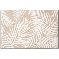 Zeller 27067 Platzset 'Palme', Polyleinen, weiß, ca. 45 x