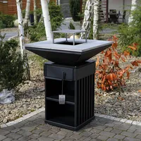 Kratki Grill / Feuerstelle Quadrum | vertikal | QUADRUM/BBQ/V