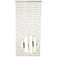 Kobolo Türvorhang Papiervorhang, Dekovorhang NATURE in Beige | Gr.: