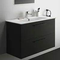 Ideal Standard i.life A Möbelwaschtisch-Paket K8746NV 104x46x64,5cm, 1 Hahnloch,