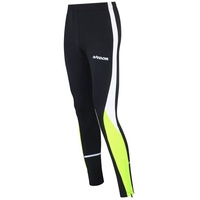 Airtracks Damen Thermo Laufhose Lang schwarz neon SCHWARZ M