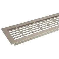 SOTech Lüftungsgitter Lochblech 480 x 81 mm Edelstahloptik