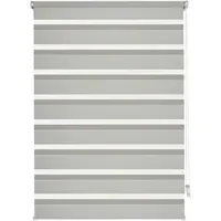 GARDINIA Doppelrollo Easyfix 60 x 150 cm grau