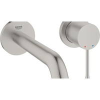 Grohe Essence 2-Loch-Waschtischbatterie 183mm, supersteel