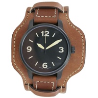 ARISTO Herren Uhr Armbanduhr Automatic FT-Black Fliegeruhr 0H09 Leder