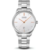 Union Glashütte Viro Datum 41 mm D011.407.11.031.01 - weiß,silber