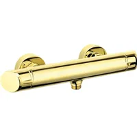 Lomadox Design Duscharmatur in gold ARNIKA-30 mit Zweigriff, B/H/T: