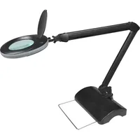 Lumeno LED Lupenleuchte 721X-MKIII, inkl. Tischstativ 3 Dioptrien schwarz