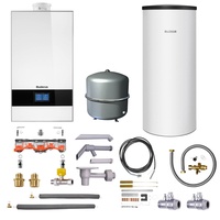 Buderus Logaplus Paket W42 weiß mit Regelung BC400 35l