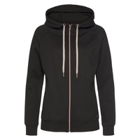 LASCANA Kapuzensweatjacke Damen schwarz Gr.36/38