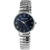 Excellanc Damen Armband Frauen Uhr Edelstahl Zug Flex Band