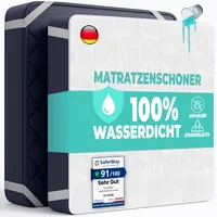 Flowen Matratzenschoner 90 x 200 cm wasserdichte Matratzenauflage aus