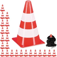 Relaxdays Pylonen 24er Set orange