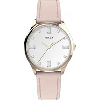Timex Main Street Damenuhr 32mm mit Lederband TW2V76600
