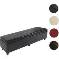 Mendler Sitzbank Kriens Schwarz 180 x 45 x 45