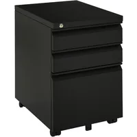 Vinsetto Rollcontainer 39 x 48 x 60 cm schwarz