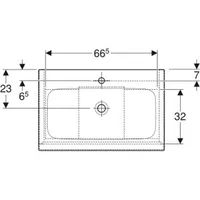 Geberit iCon Waschtisch mit Unterschrank 75 cm 502336013 Waschtisch-Set