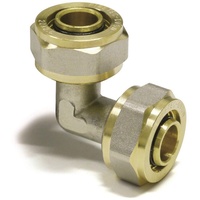 Pipetec Schraubfitting-Winkel 90° beidseitig Alu-Verbundrohr 32 x 3 mm